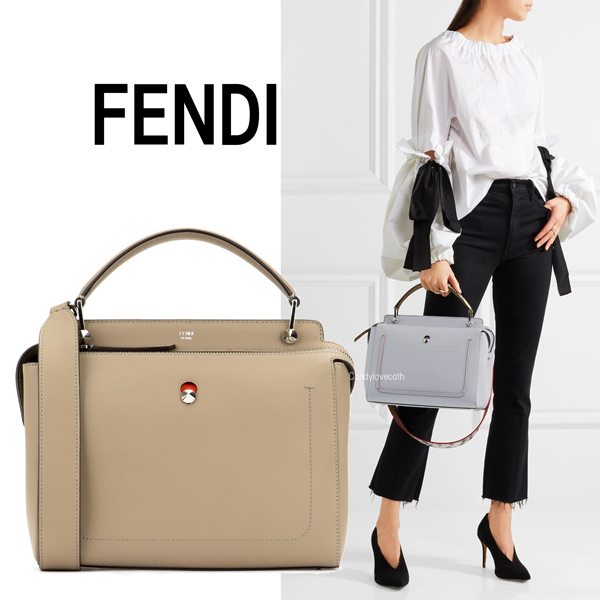 2017春夏新作 FENDI フェンディスーパーコピー ドットコム クラッチ付き レザー ハンドバッグ 8BN2935QLF04QT